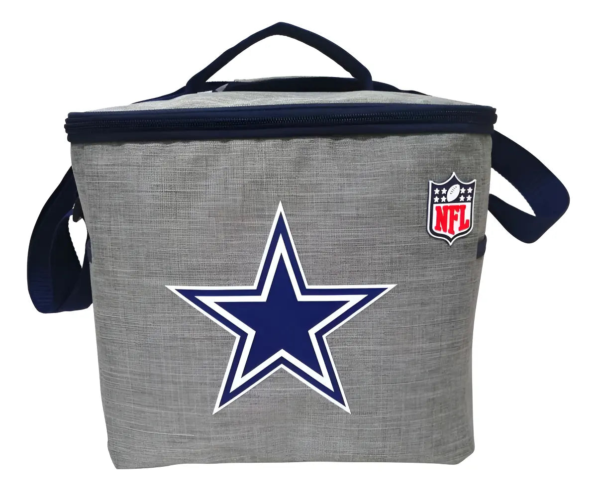 Hielera Portátil NFL 21 Cowboys Gris 4.2L Bolso Picnic Deporte