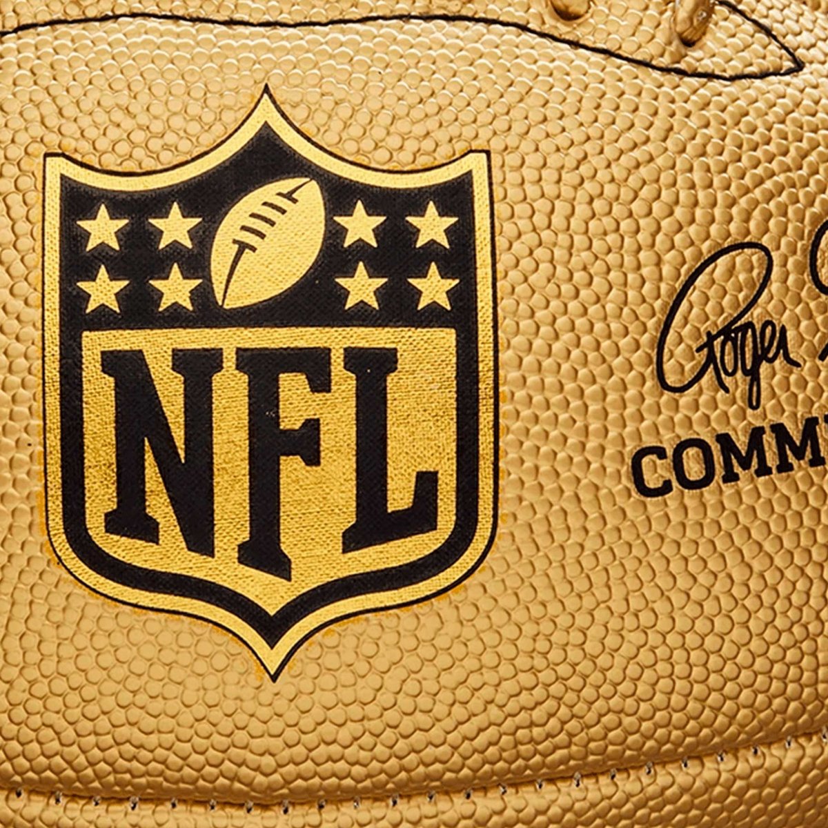 Balón Wilson NFL The Duke Metallic Gold