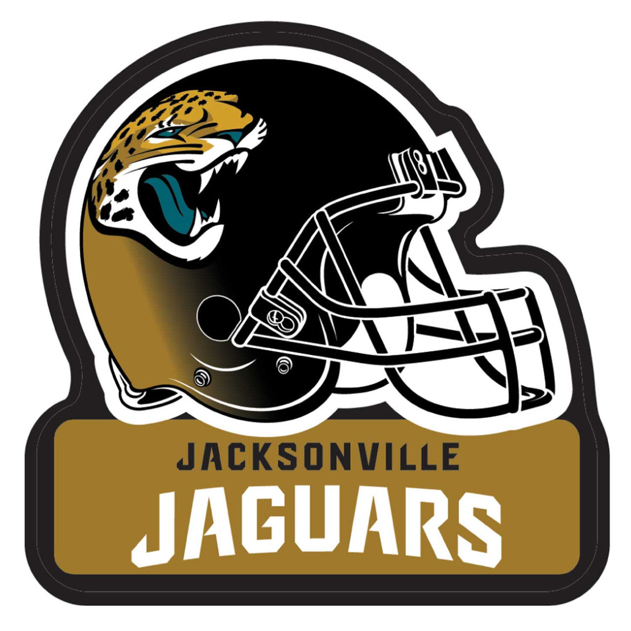 Imán Casco Wordmark Aminco Jaguars