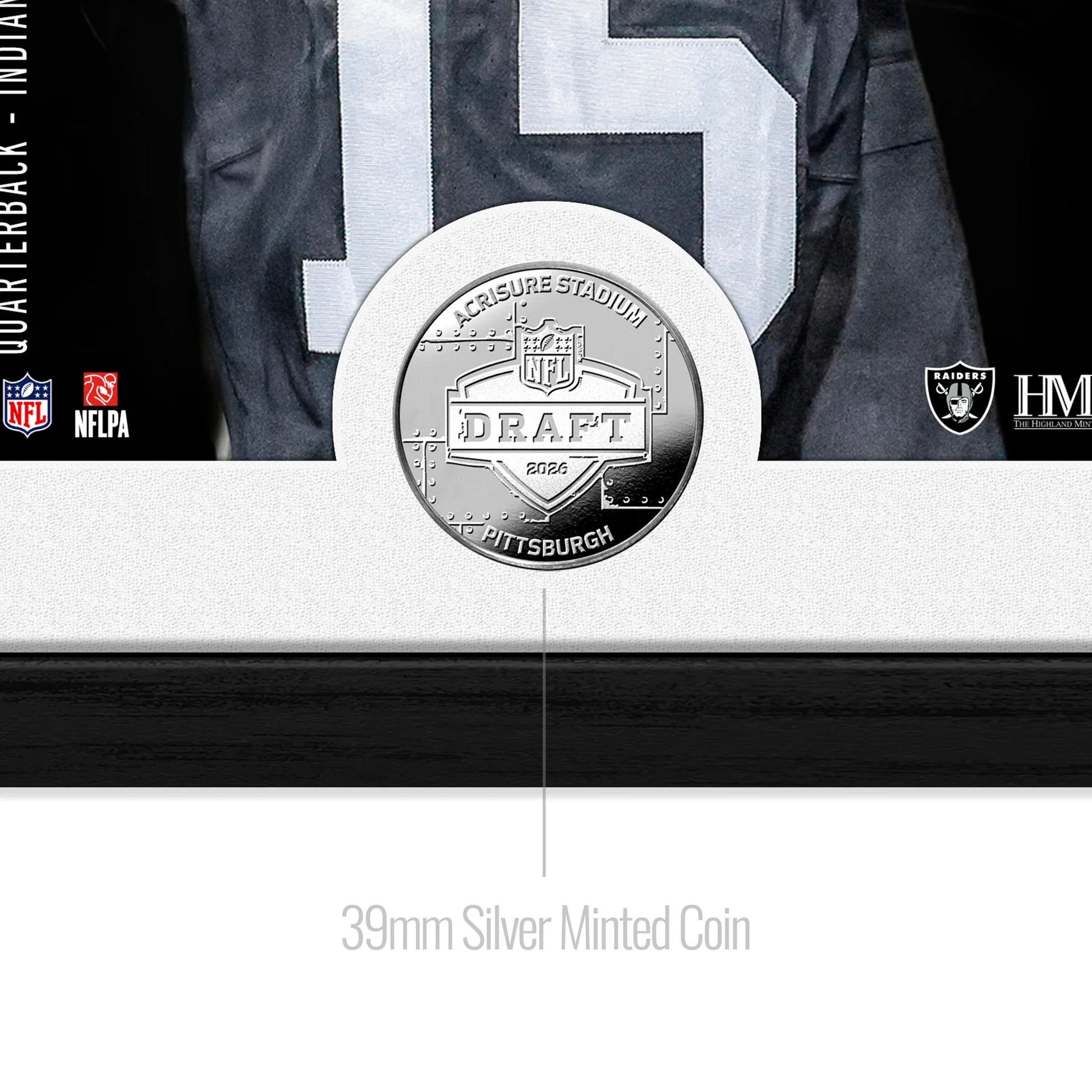 Cuadro 2026 First Draft Pick Raiders Mendoza Silver