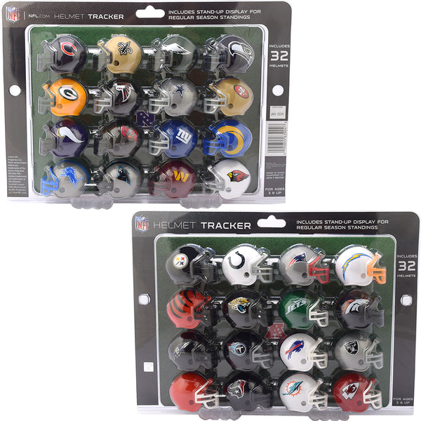 Set De Mini Cascos Riddell Tracker 2025 NFL 32 Equipos