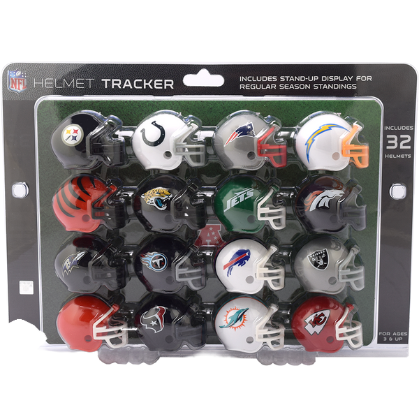 Set De Mini Cascos Riddell Tracker 2025 NFL 32 Equipos