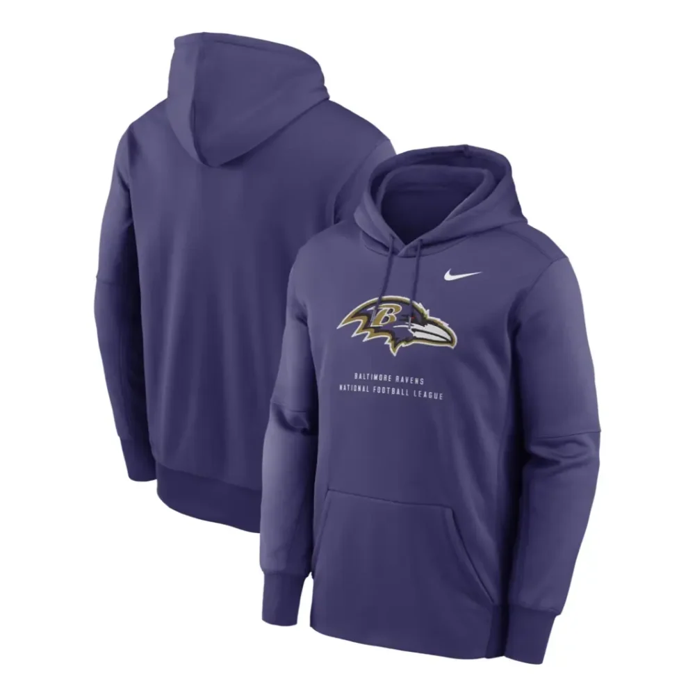 Sudadera Nike Therma 26 Hoodie Baltimore Ravens