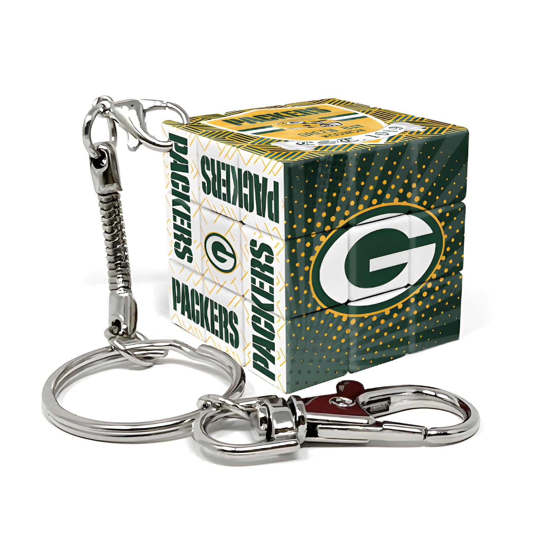 Llavero Mini Rubik NFL Packers - NERIAS DEPORTES