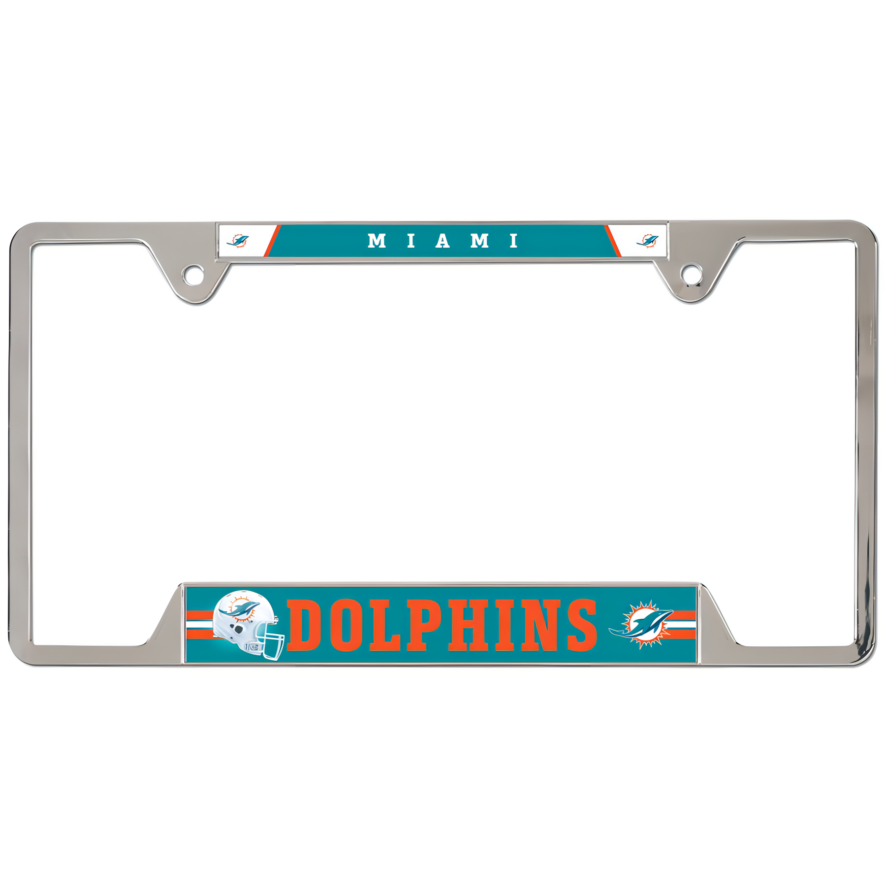 Porta Placa Wincraft Metalico Dolphins