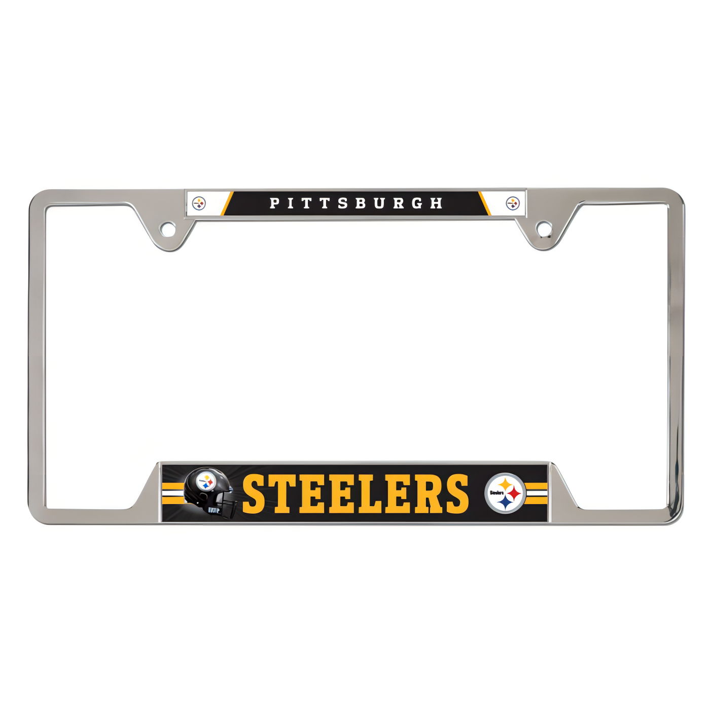 Porta Placa Wincraft Metalico Steelers