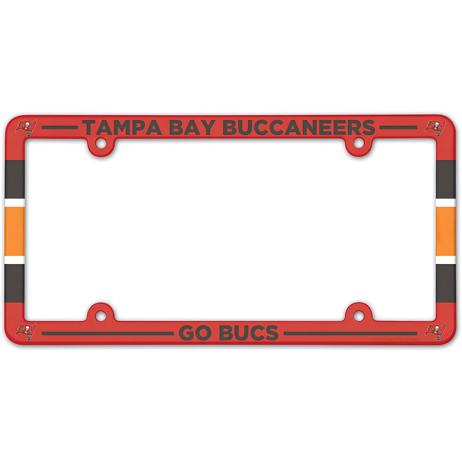 Porta Placa Wincraft Plastico Buccaneers