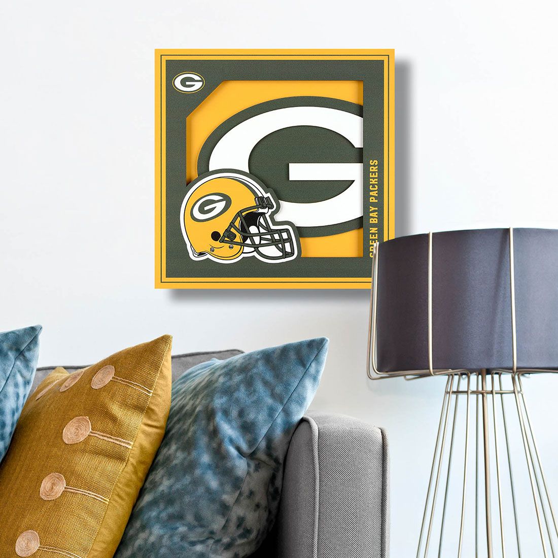Cuadro NFL You The Fan 3D Logo Packers