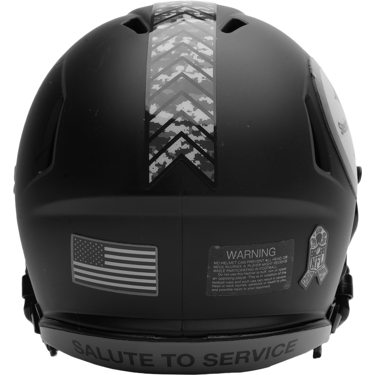 Casco Mini Speed Salute To Service 26 Steelers