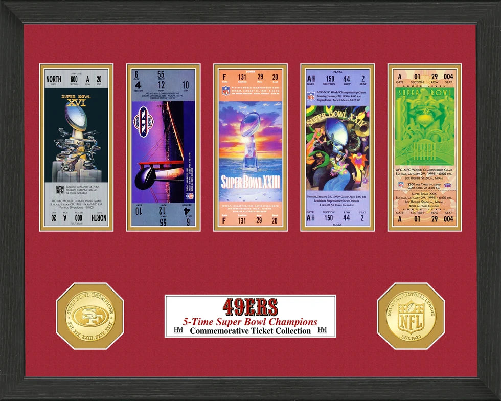 Cuadro Super Bowl Ticket 49Ers