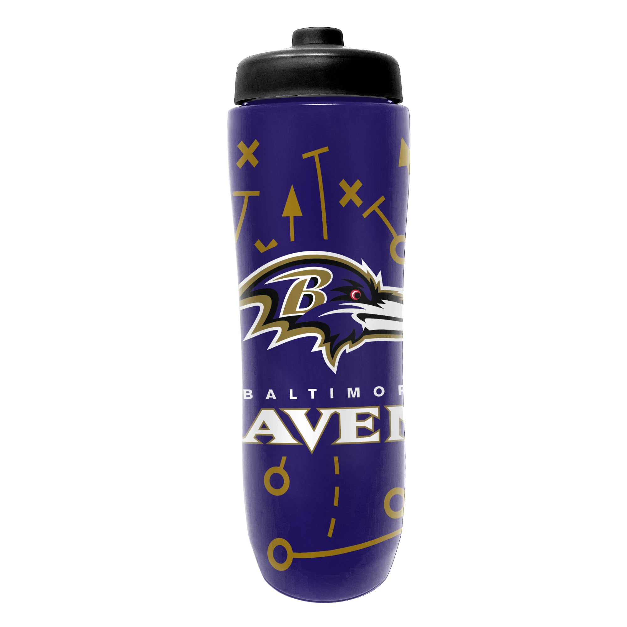 Botella Squeezy Water Bottle Ravens