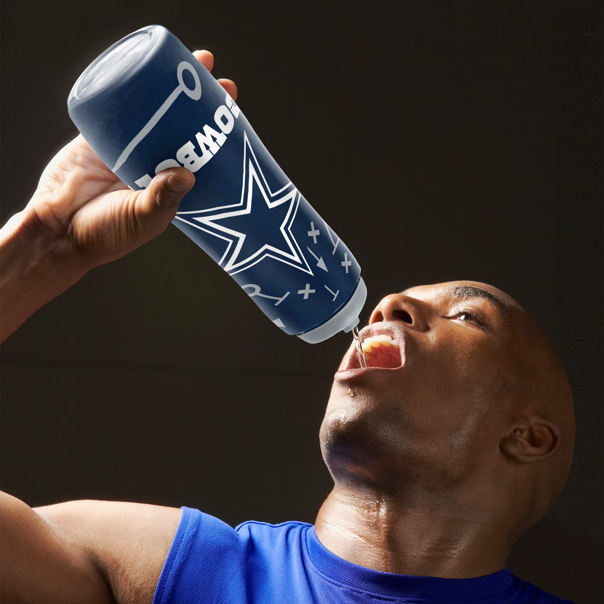 Botella Squeezy Water Bottle Cowboys