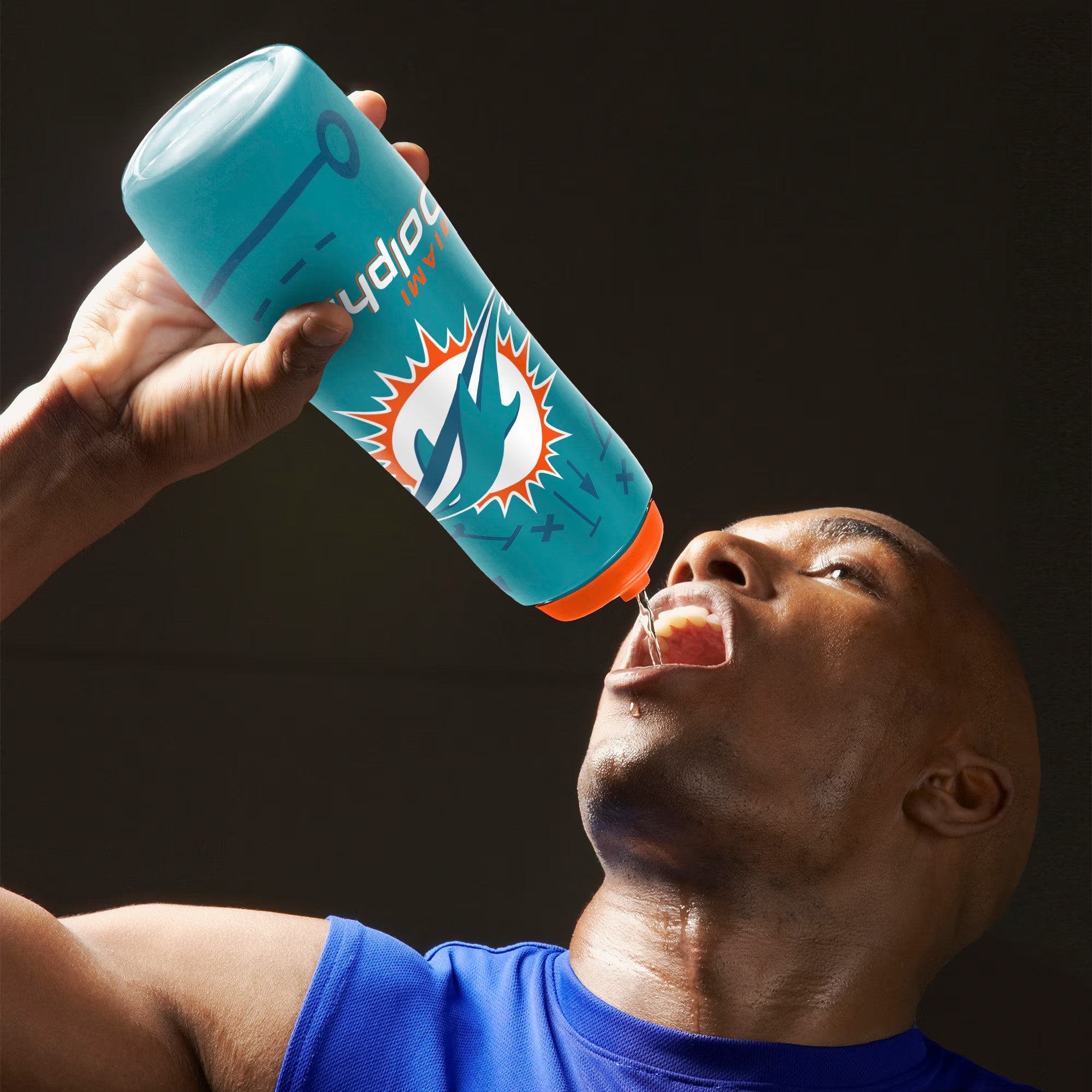 Botella Squeezy Water Bottle Dolphins