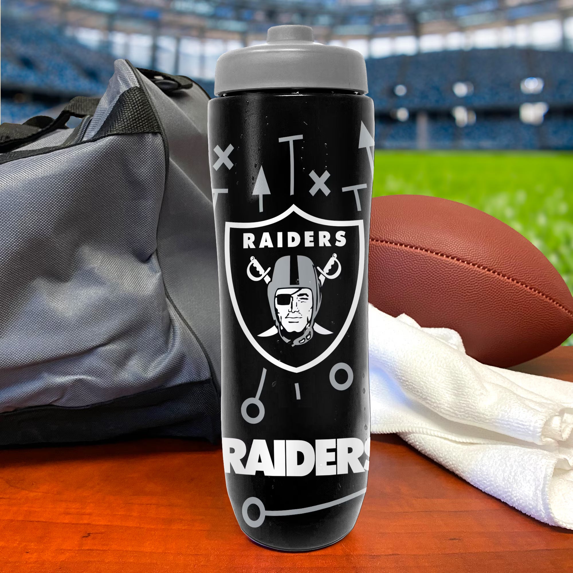 Botella Squeezy Water Bottle Raiders
