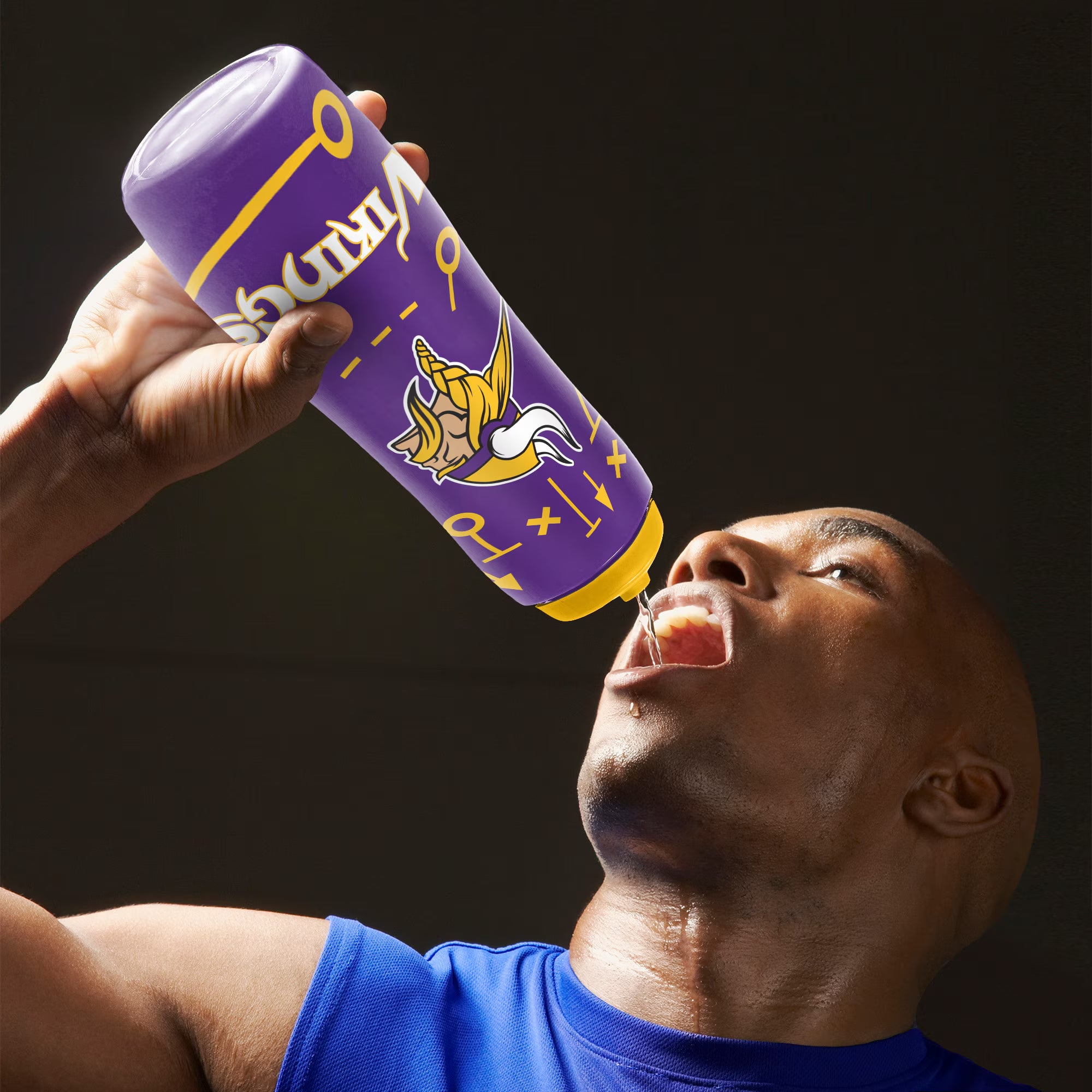 Botella Squeezy Water Bottle Vikings