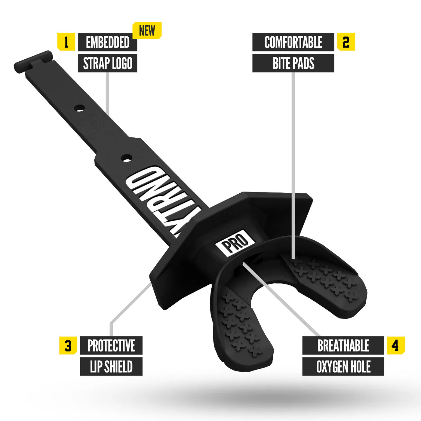 Protector Bucal Con Correa Integrada Two Pro NXTRND Unitalla