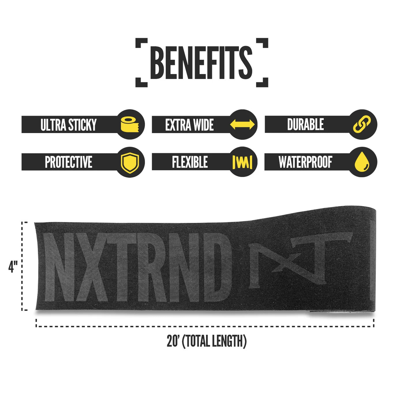 Turf Tape NXTRND Cinta Protectora Adhesiva Para Césped