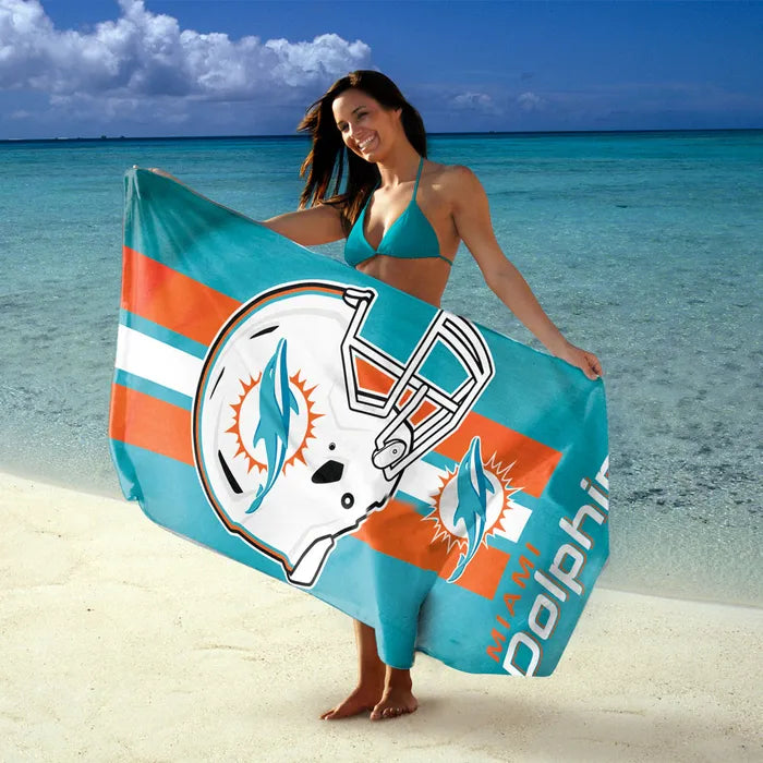 Toalla Fiber Beach Towel Dolphins
