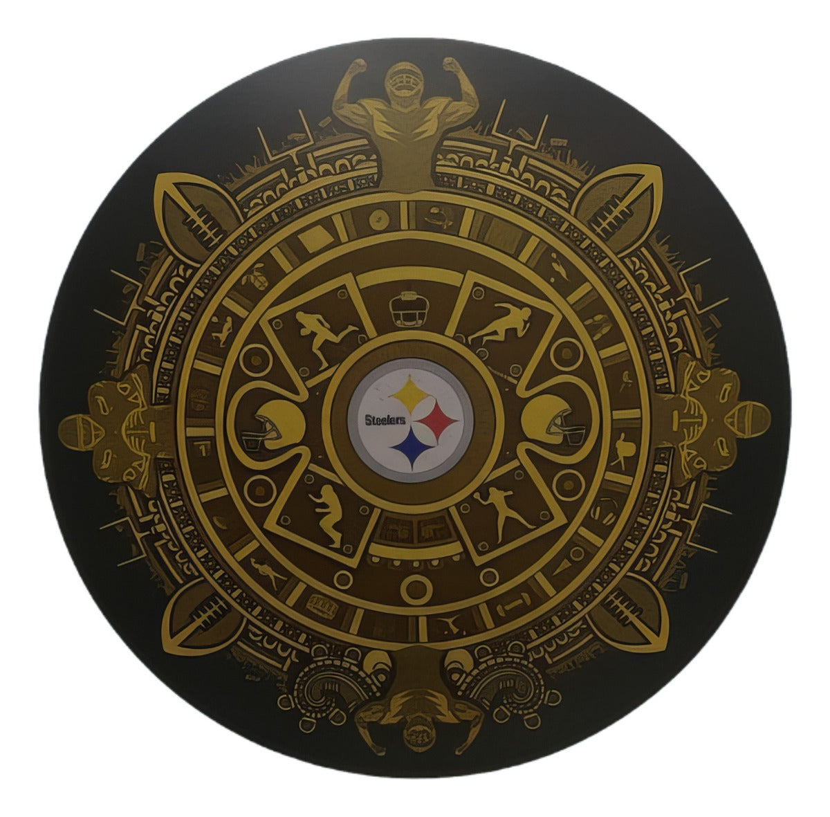 Letrero Team Maya Big Fan Creations Pittsburgh Steelers