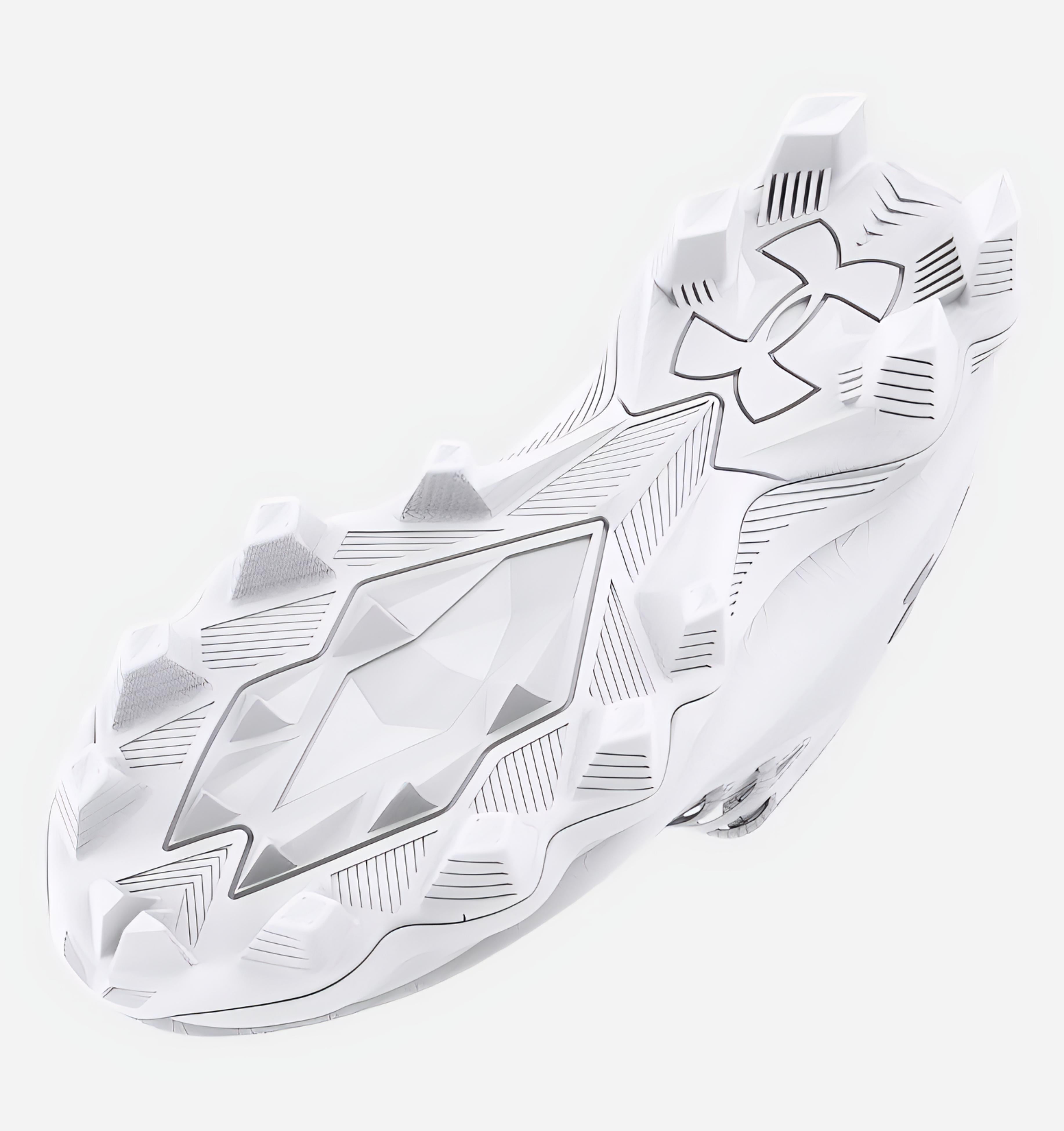 Zapato Cleats Under Armor Spotlight RM 4.0 Blanco Infantil