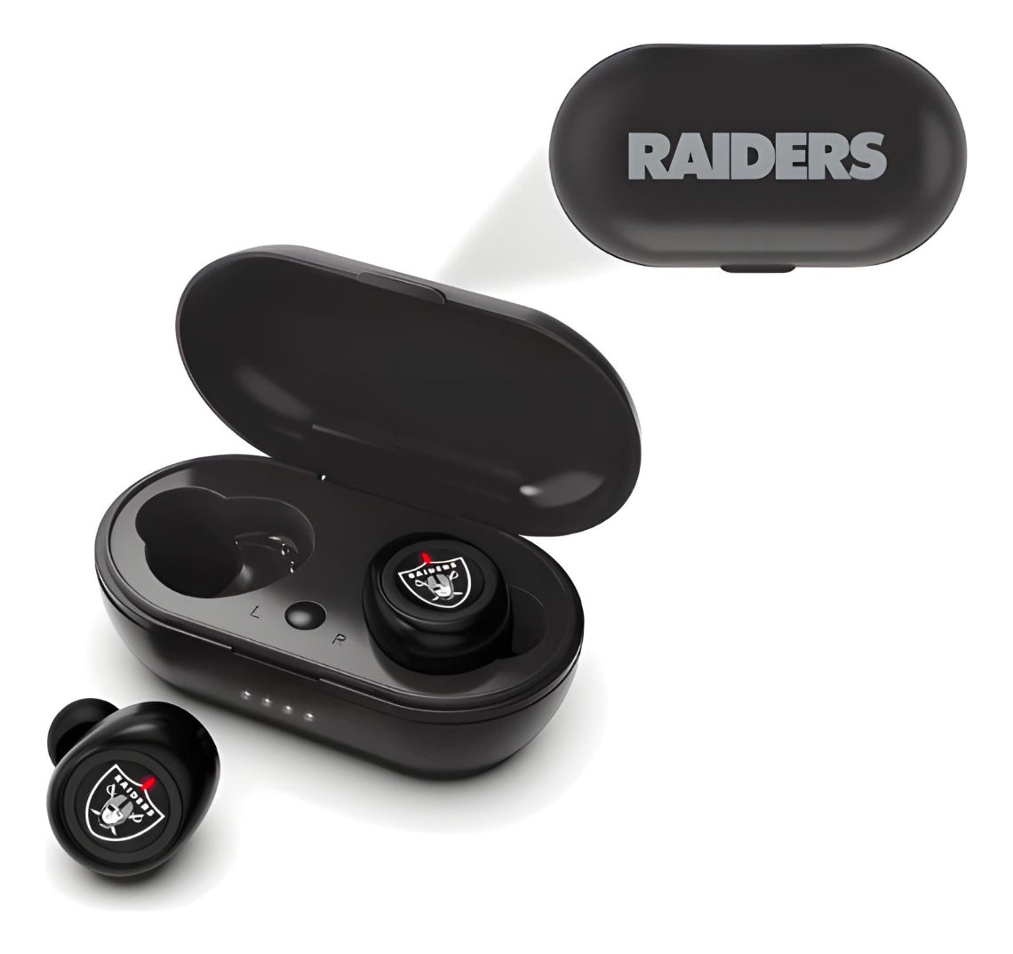 Audifonos Inalambricos Earbud Bluetooth Nfl Raiders