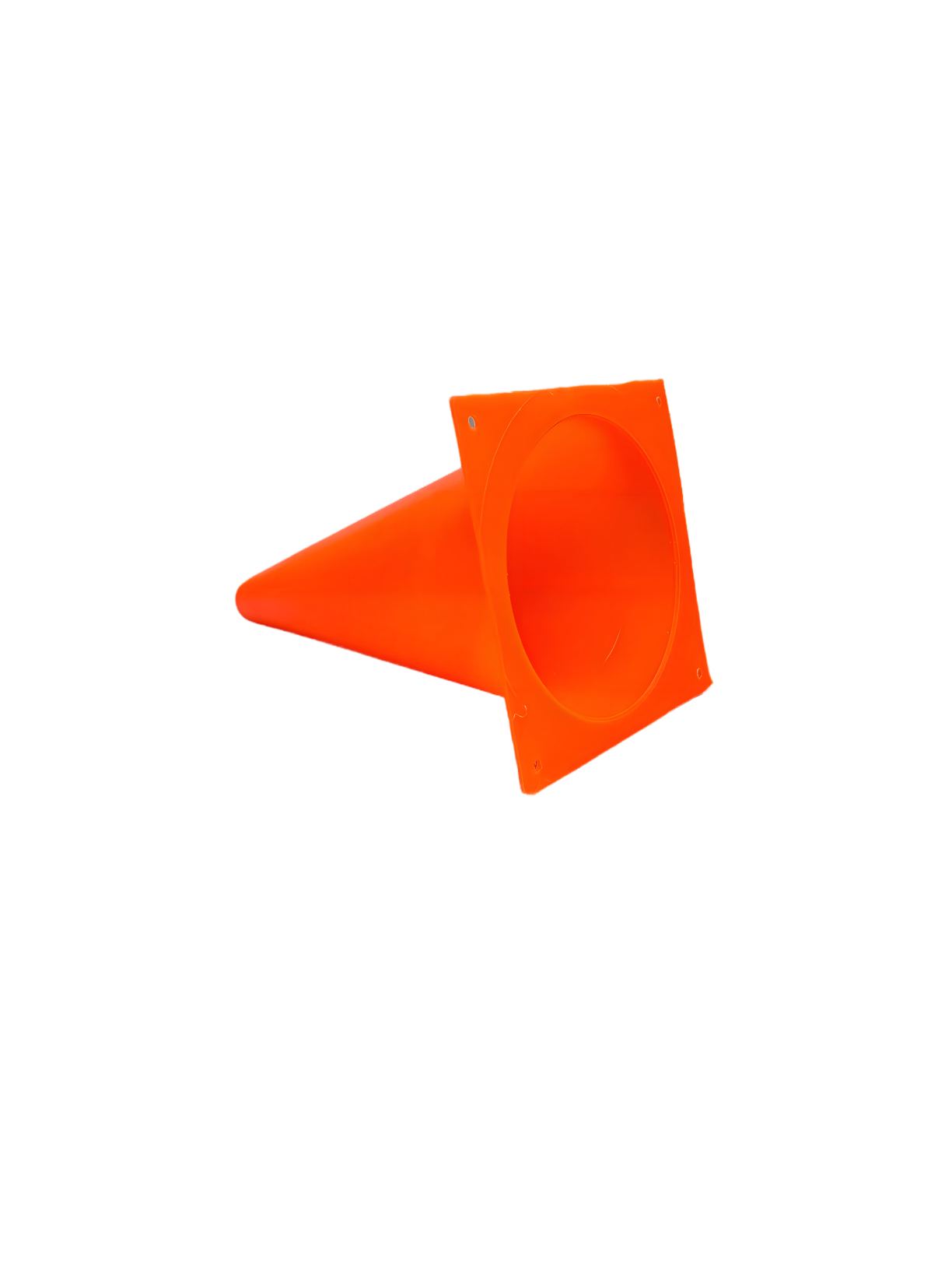 Cono Señalamiento Rígido 26 Cm Naranja
