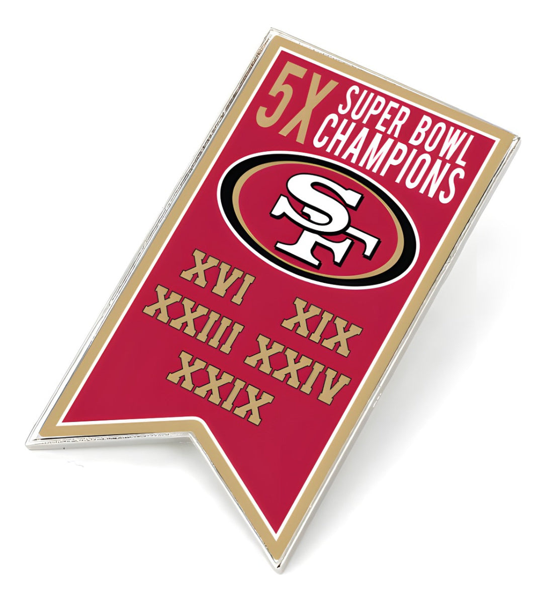 Pin Champ Banner NFL San Francisco 49ers