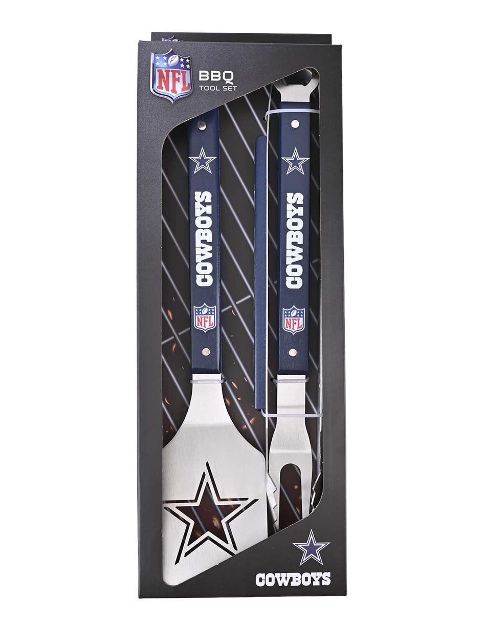 Bbq Parrillada Carne Asada Set 3 Pzs NFL Dallas Cowboys