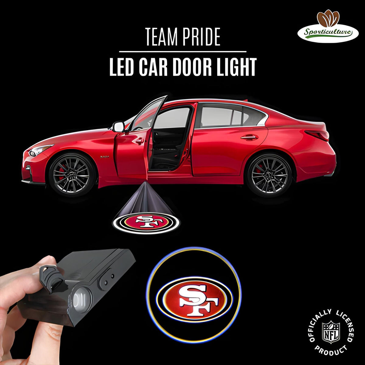Luz Led Para Carro Nfl 49ers