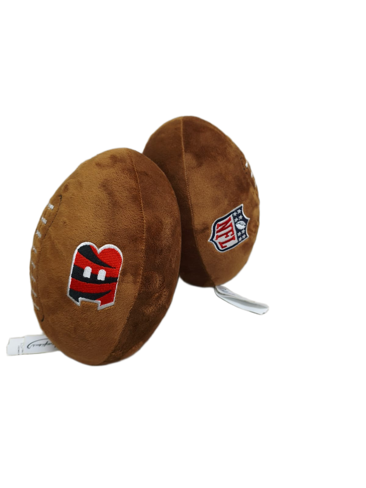 Peluche Balón Felpa Suave 23cm Bordado NFL Bengals - NERIAS DEPORTES