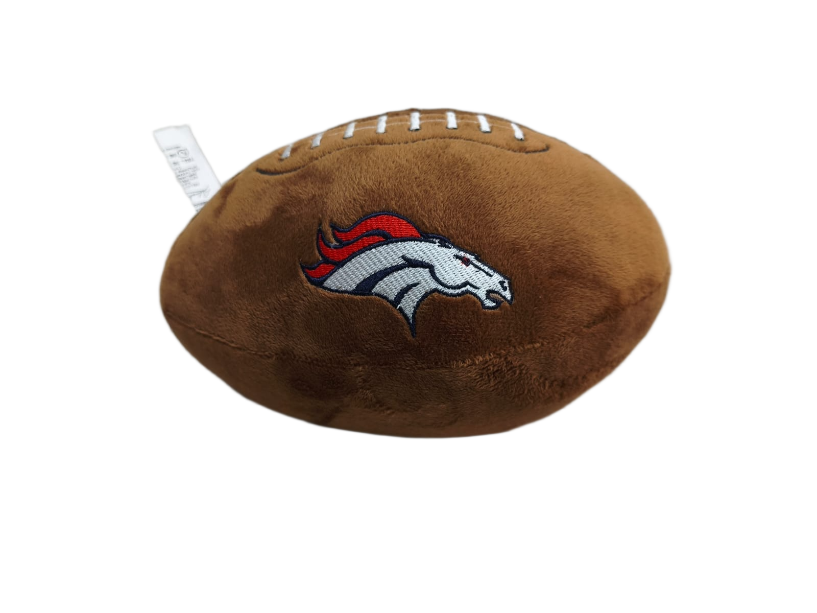 Peluche Balón Felpa Suave 23cm Bordado NFL Broncos - NERIAS DEPORTES