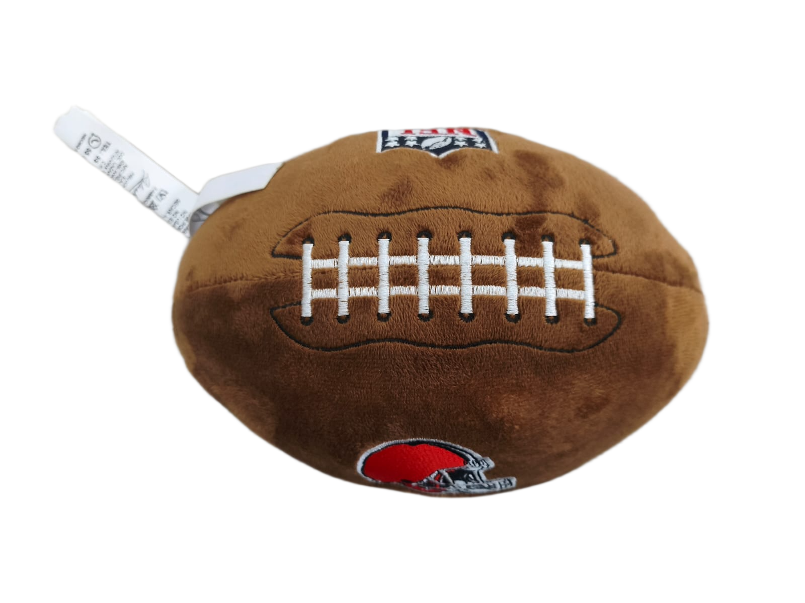 Peluche Balón Felpa Suave 23cm Bordado NFL Browns - NERIAS DEPORTES
