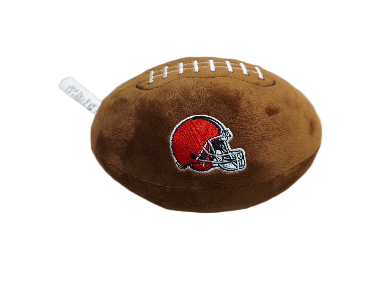 Peluche Balón Felpa Suave 23cm Bordado NFL Browns - NERIAS DEPORTES