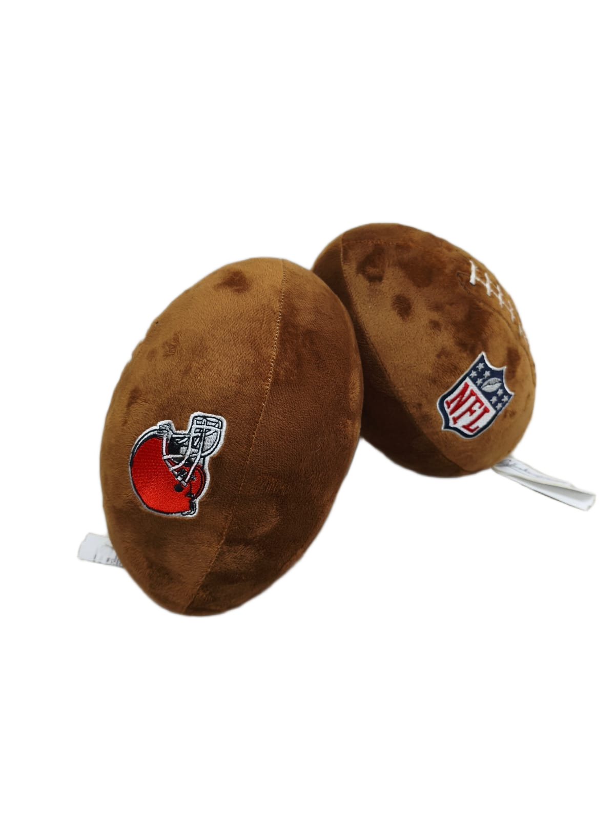 Peluche Balón Felpa Suave 23cm Bordado NFL Browns - NERIAS DEPORTES