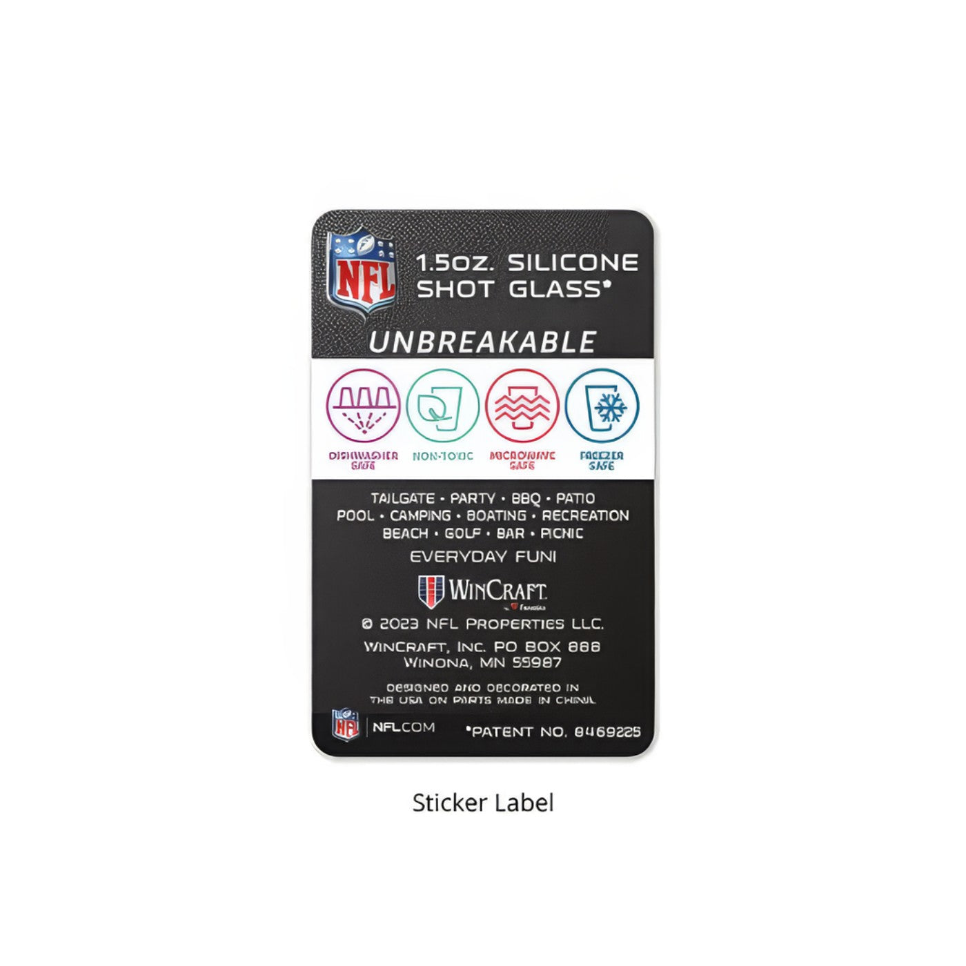 Vaso Tequilero Wincraft Silicone Shot Glass 49ers