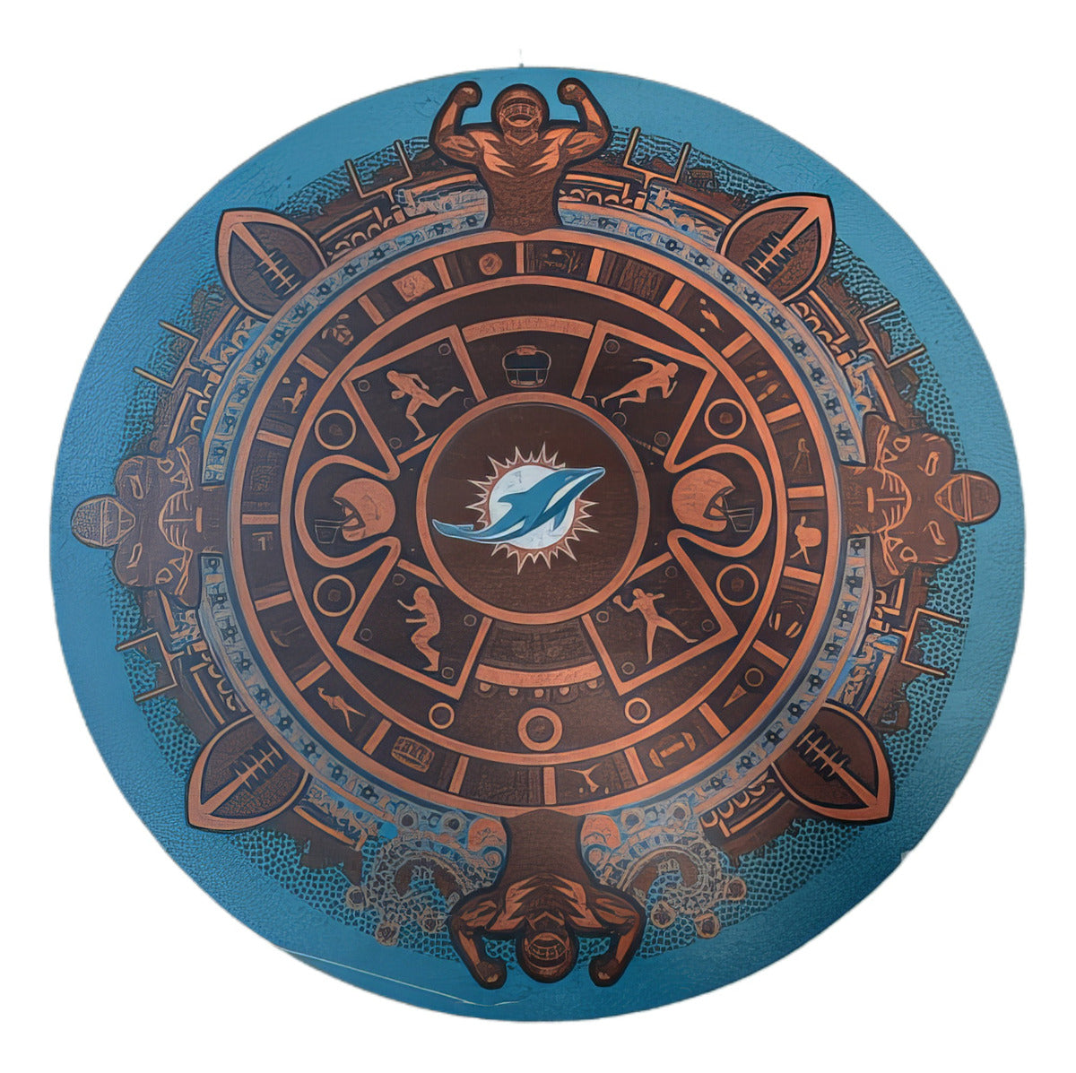 Letrero Team Maya Big Fan Creations Miami Dolphins