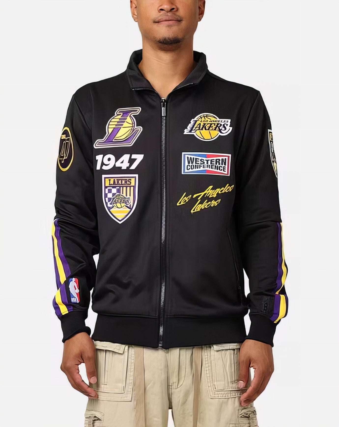 Chamarra Deportiva Fast Lane Pro Standard Los Angeles Lakers
