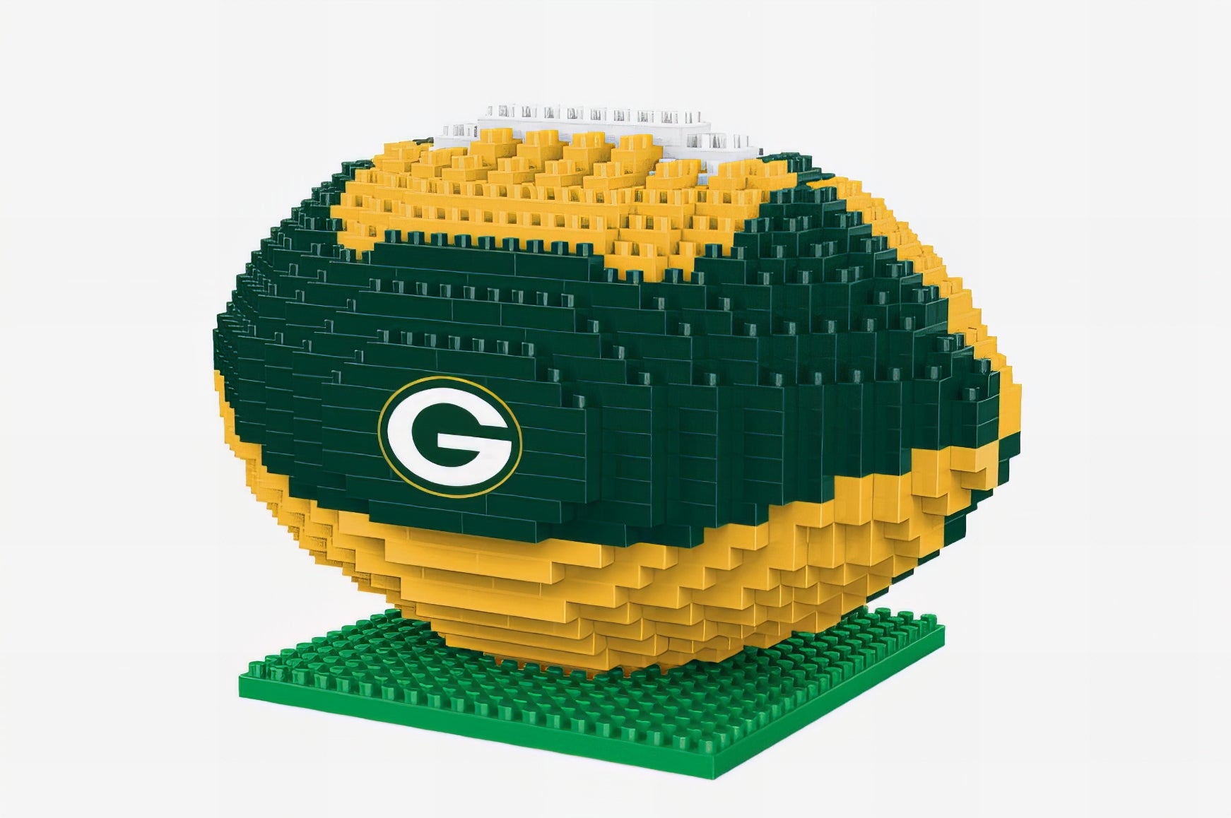 Mini Balón 3D Set Bloques De Construcción 728pzs NFL Packers