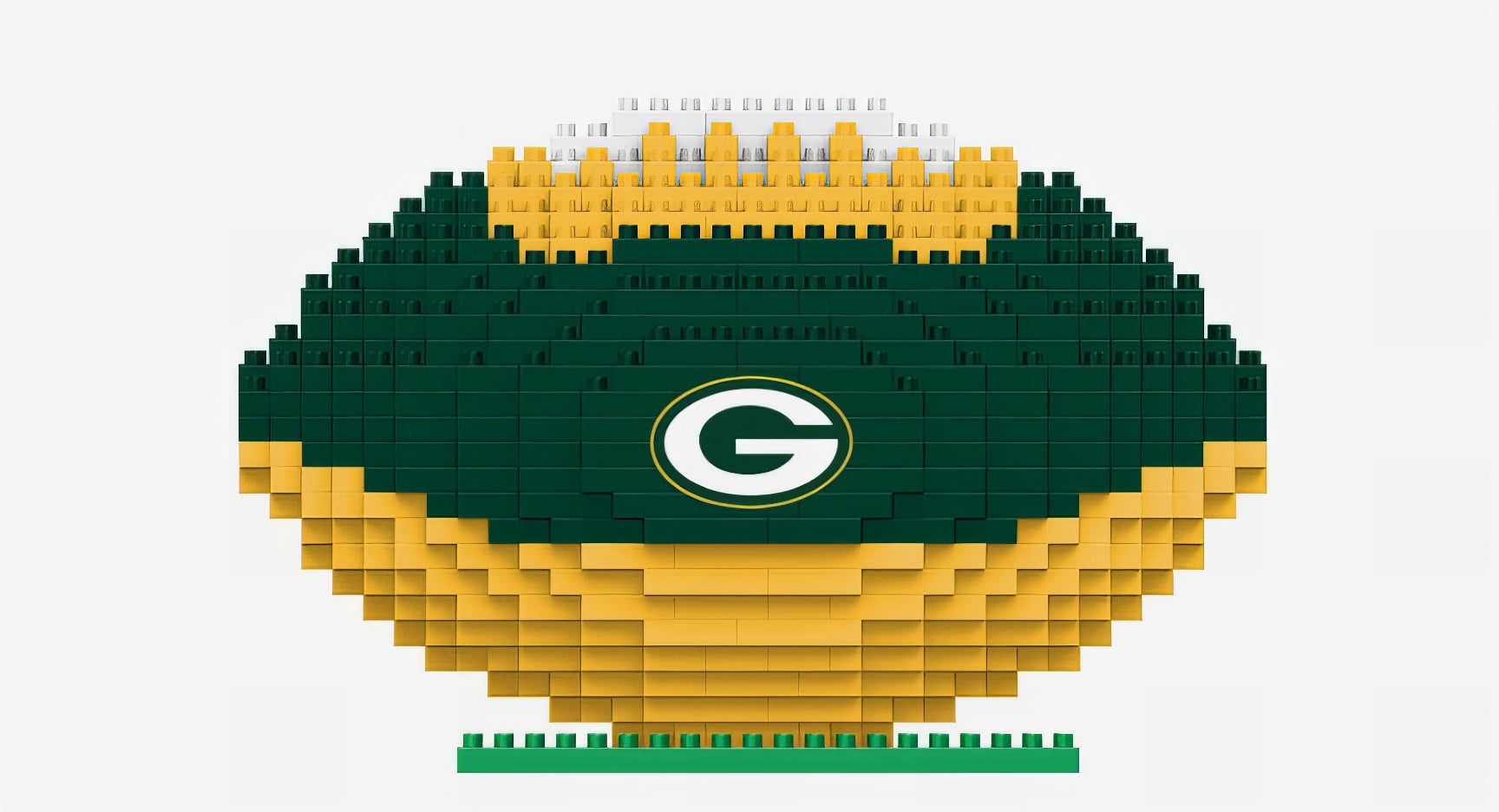 Mini Balón 3D Set Bloques De Construcción 728pzs NFL Packers