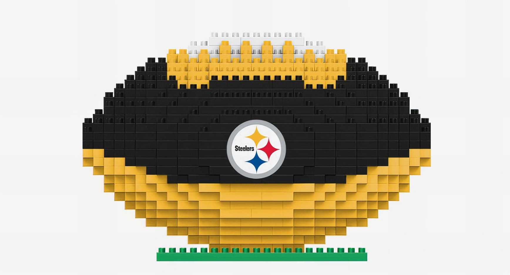 Mini Balón 3D Set Bloques De Construcción 728pz NFL Steelers - NERIAS DEPORTES