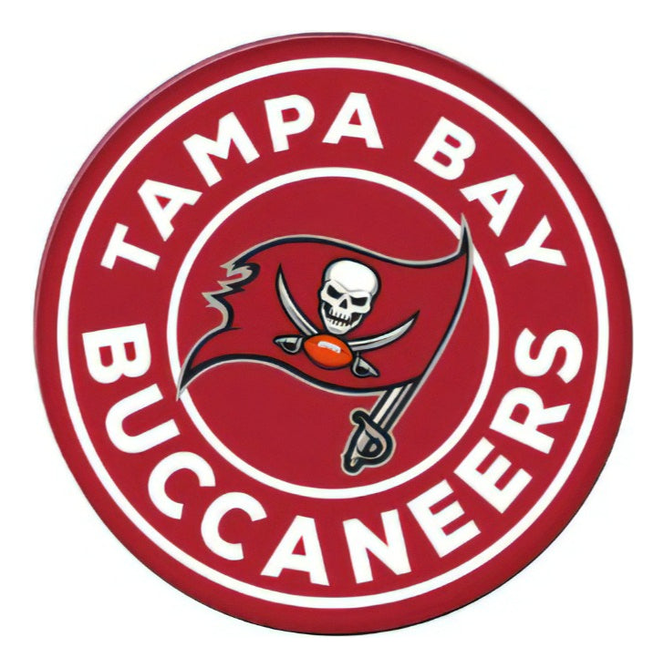 Imán Set Acrylic NFL Buccaneers WinCraft