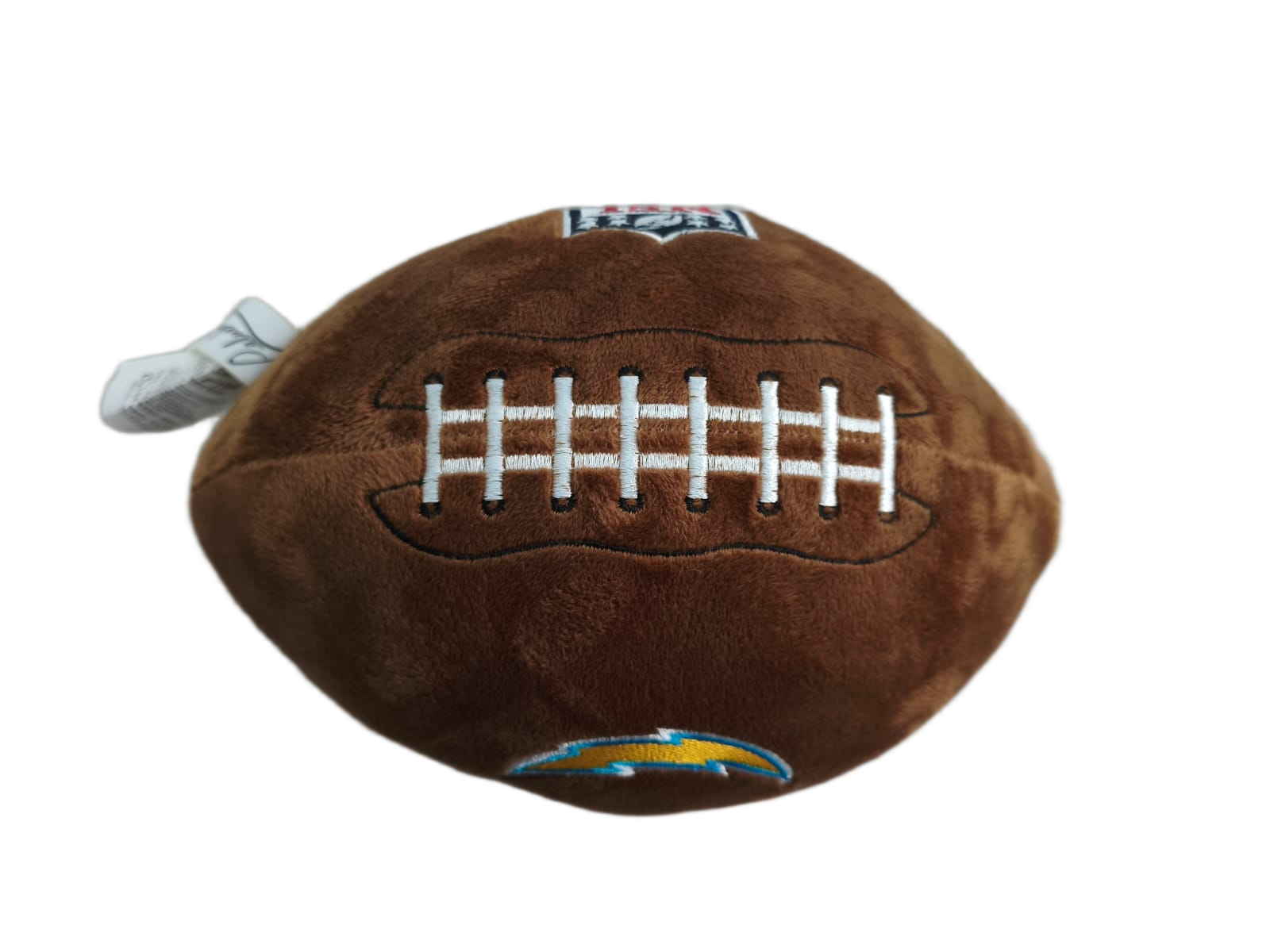 Peluche Balón Felpa Suave 23cm Bordado NFL Chargers - NERIAS DEPORTES