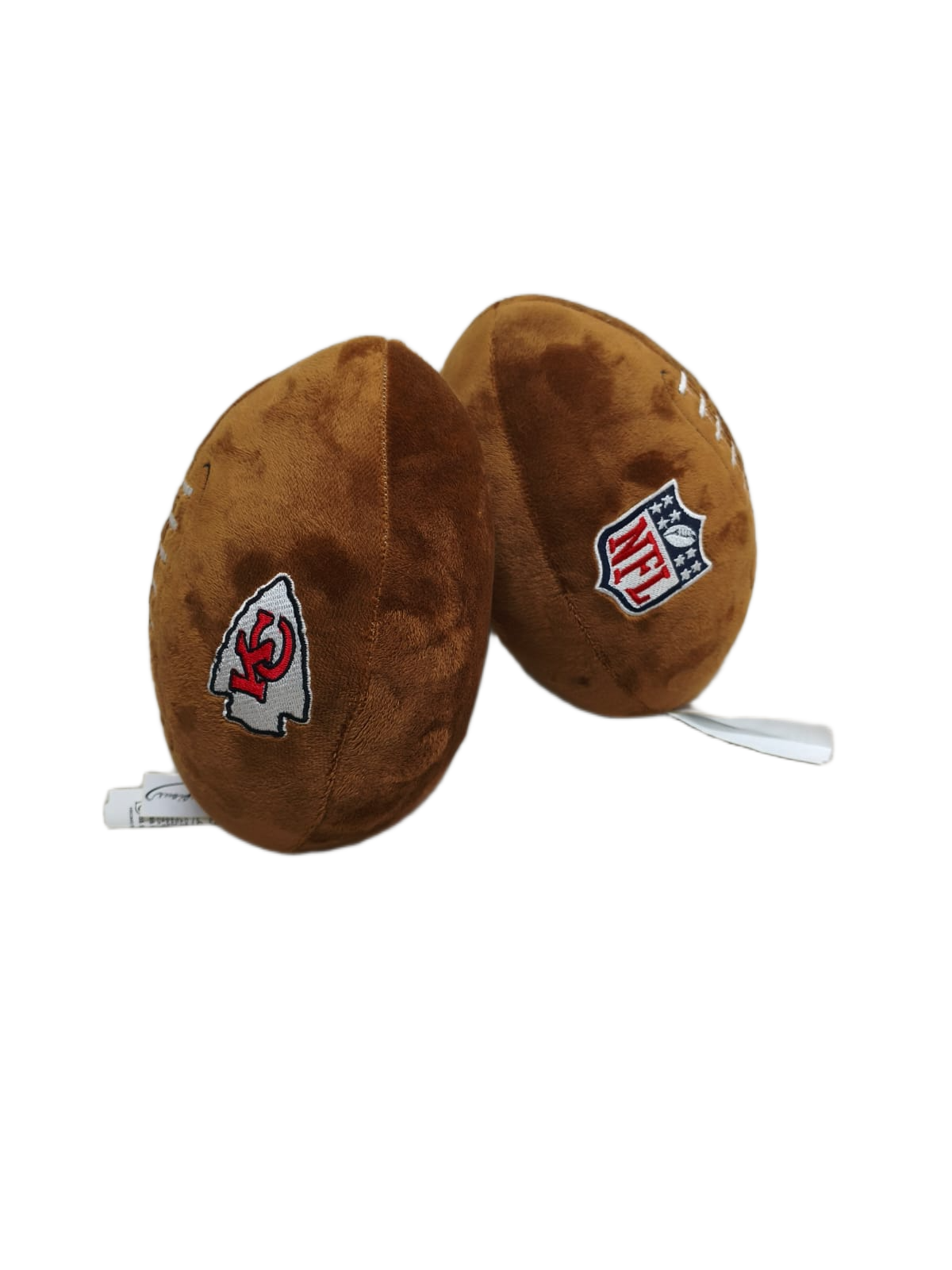 Peluche Balón Felpa Suave 23cm Bordado NFL Chiefs - NERIAS DEPORTES