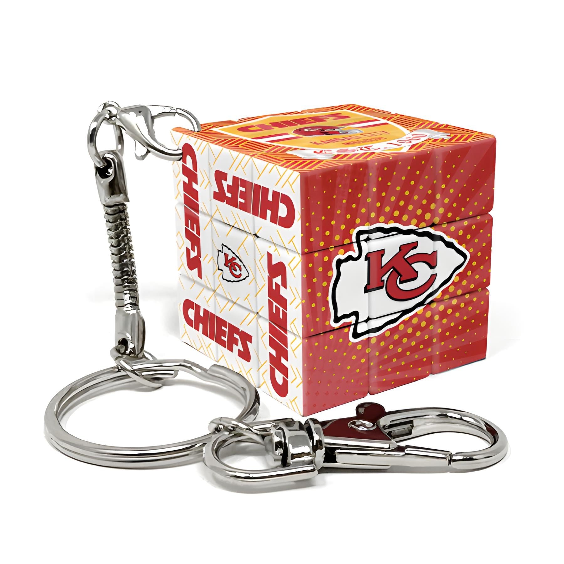 Llavero Mini Rubik NFL Chiefs - NERIAS DEPORTES