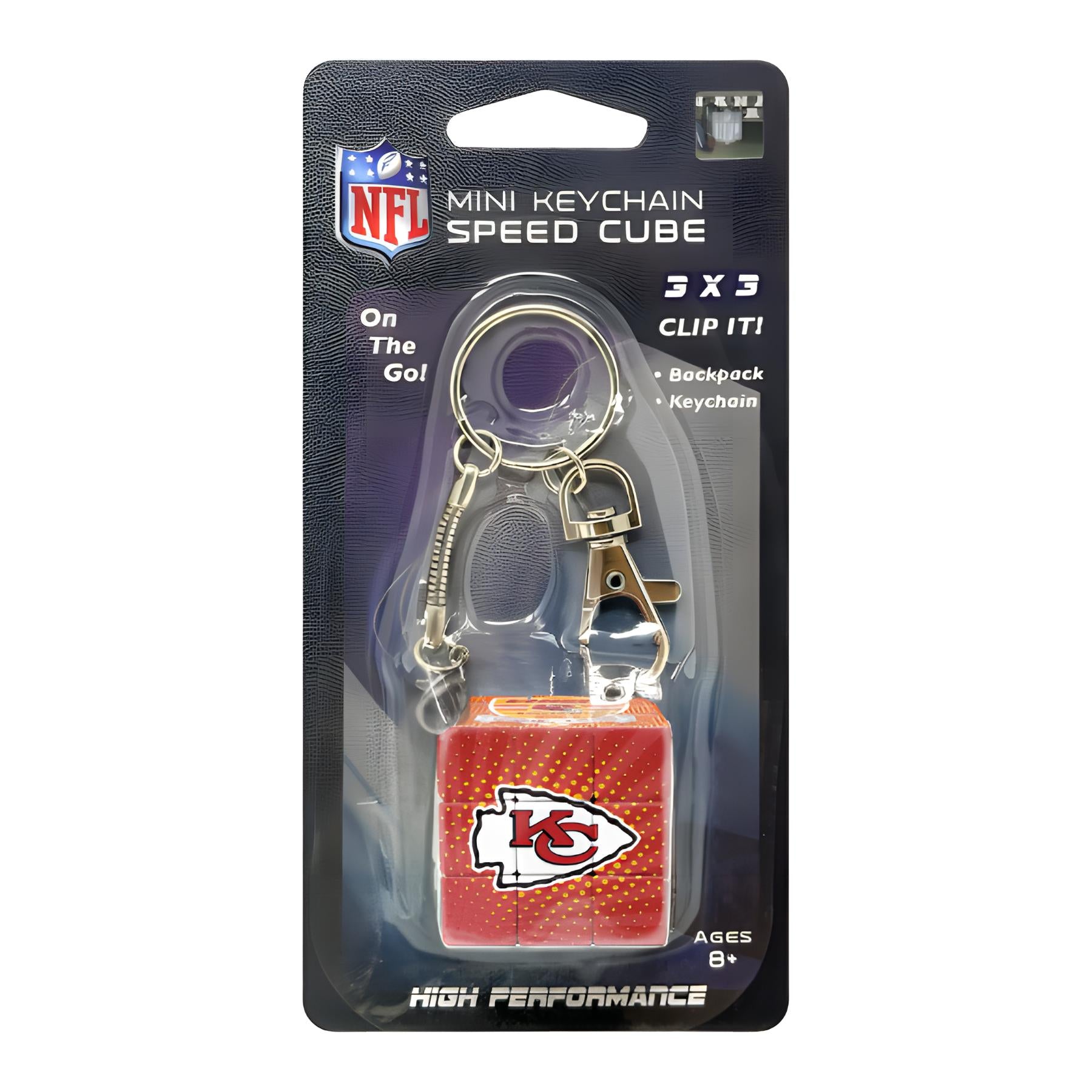 Llavero Mini Rubik NFL Chiefs - NERIAS DEPORTES