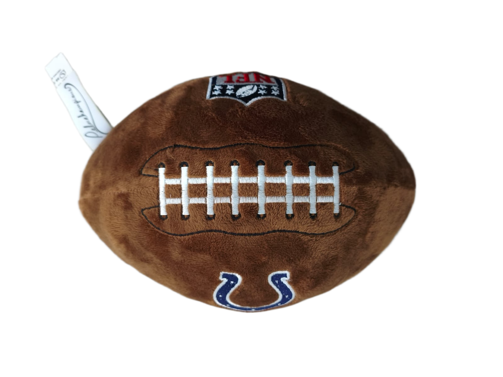 Peluche Balón Felpa Suave 23cm Bordado NFL Colts - NERIAS DEPORTES