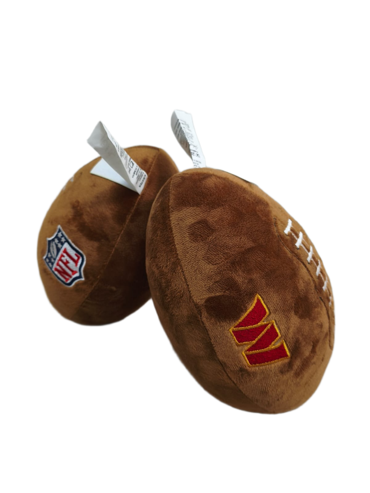 Peluche Balón Felpa Suave 23cm Bordado NFL Commanders - NERIAS DEPORTES