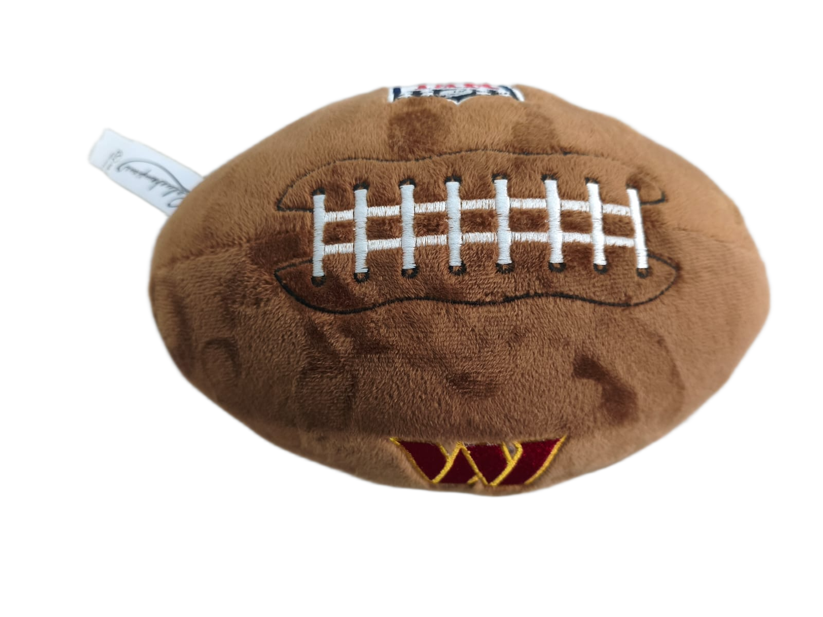 Peluche Balón Felpa Suave 23cm Bordado NFL Commanders - NERIAS DEPORTES