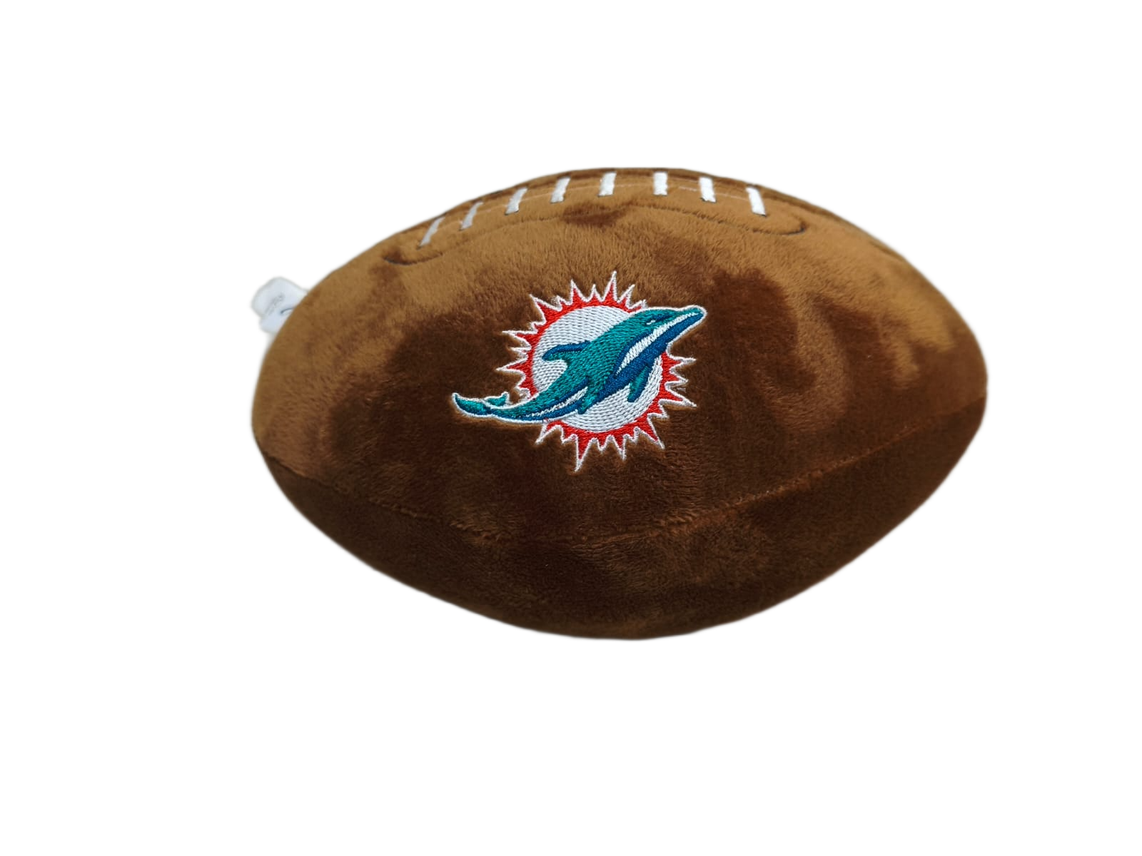 Peluche Balón Felpa Suave 23cm Bordado NFL Dolphins - NERIAS DEPORTES