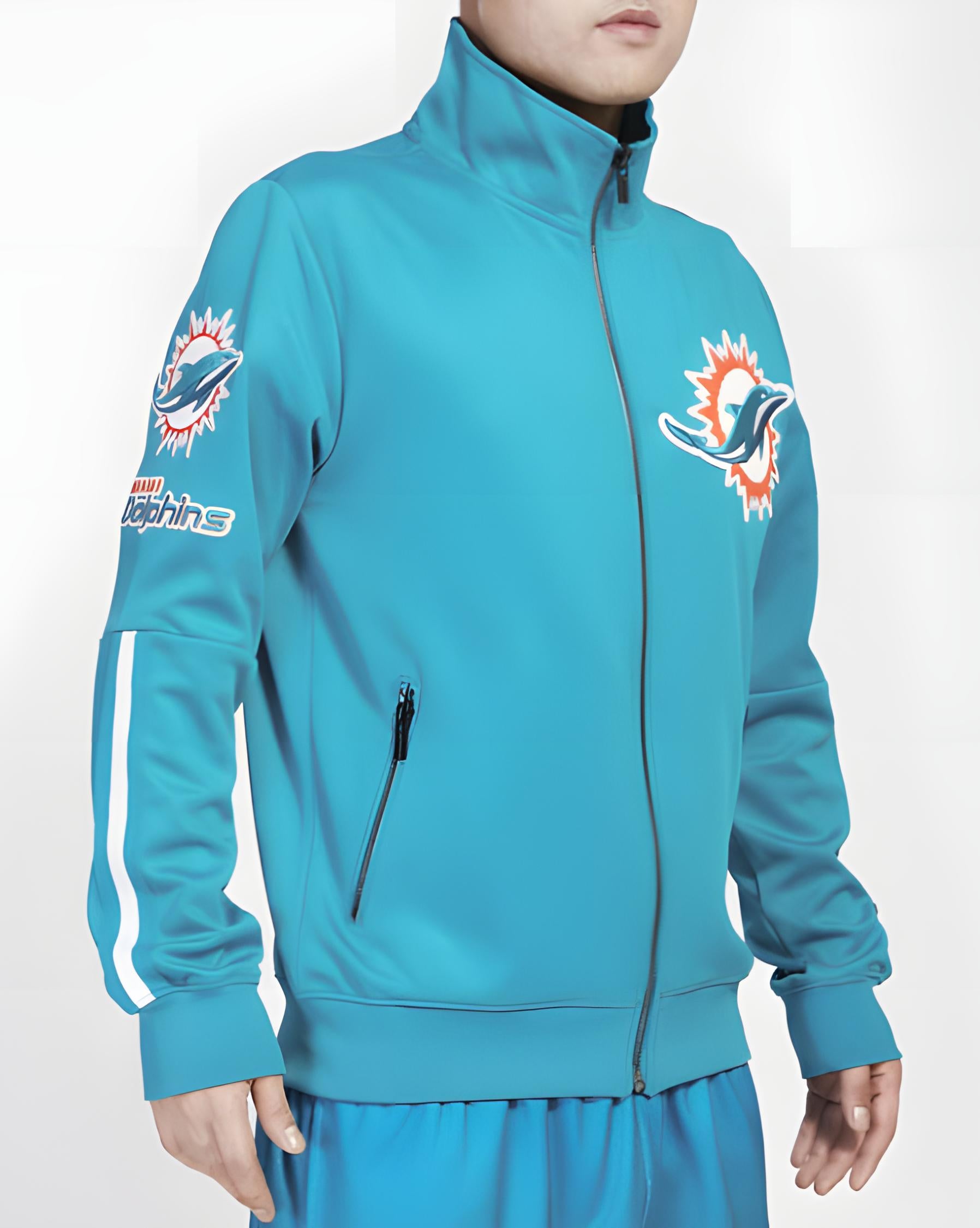 Chamarra Pro Standard DK Track Miami Dolphins